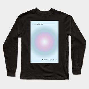 Blue and Purple Aura Long Sleeve T-Shirt